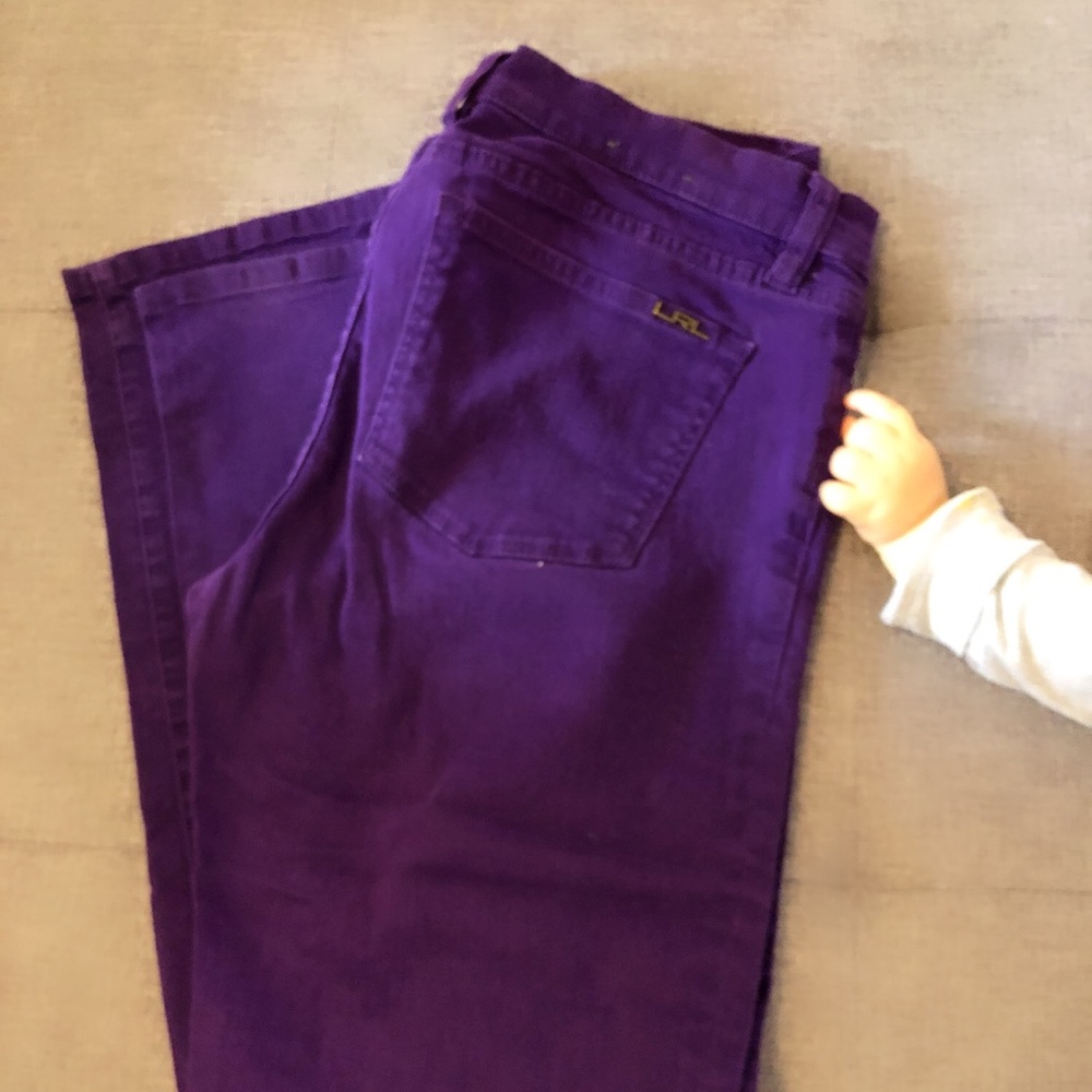 Lauren Ralph Lauren Purple Jeans
